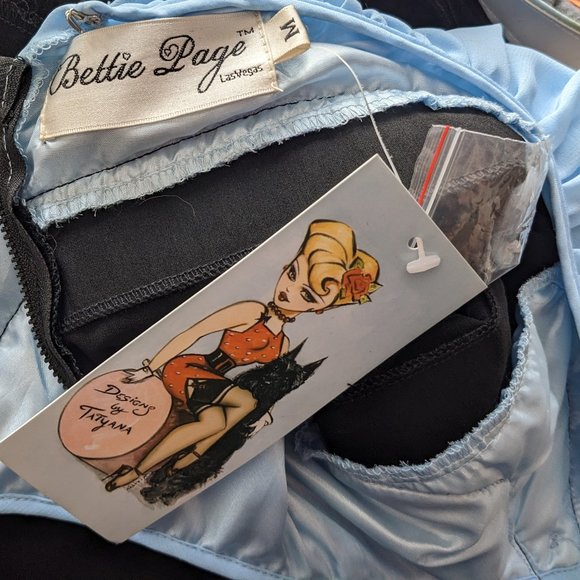 Bettie Page Clothing Retro Wiggle Dress NWT - Picture 14 of 14